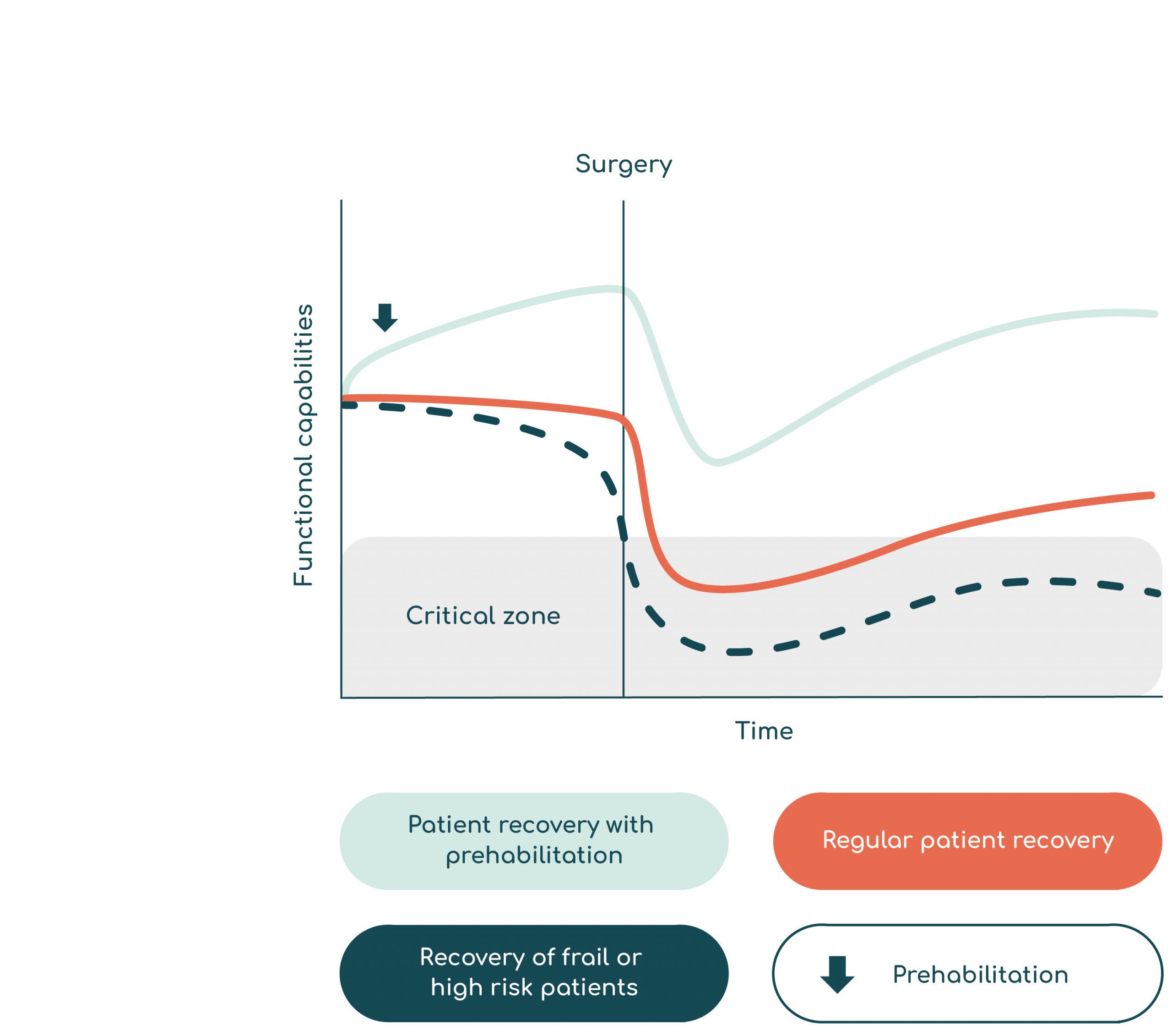 Course of the operation